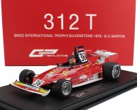 FERRARI - F1 312T TEAM EVEREST N 36 BRDC INTERNATIONAL TROPHY SILVERSTONE (with pilot figure) 1976 GIANCARLO MARTINI -  WITH SHOWCASE