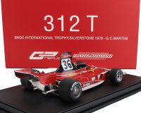 FERRARI - F1 312T TEAM EVEREST N 36 BRDC INTERNATIONAL TROPHY SILVERSTONE (with pilot figure) 1976 GIANCARLO MARTINI -  WITH SHOWCASE
