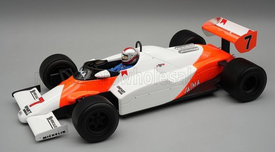 McLAREN - F1 MP4/1C N 7 MONACO GP (with pilot figure) WITH RAIN TYRES 1983 JOHN WATSON