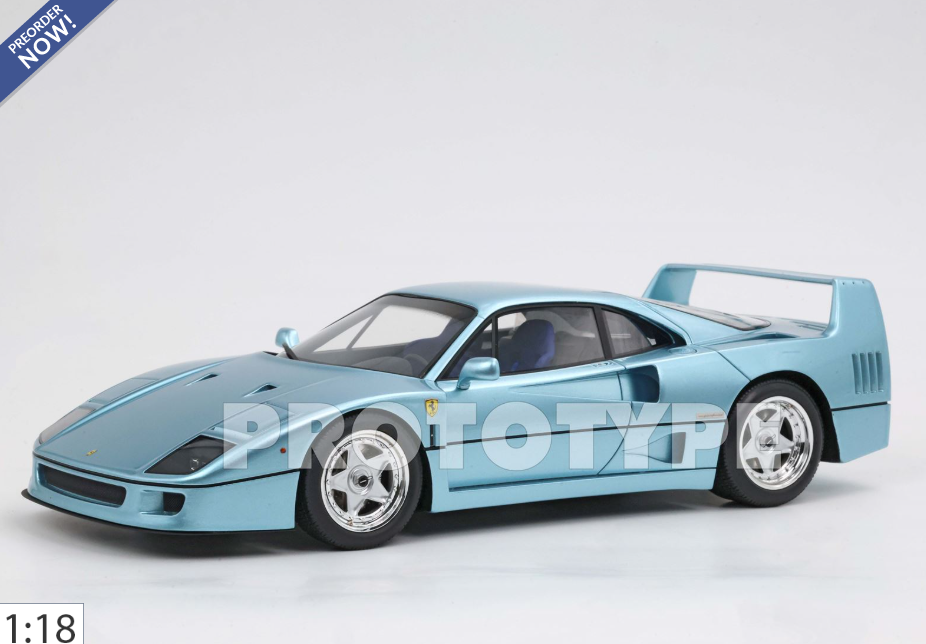 Ferrari F40 1987 Hyperion Blue Q4 2025
