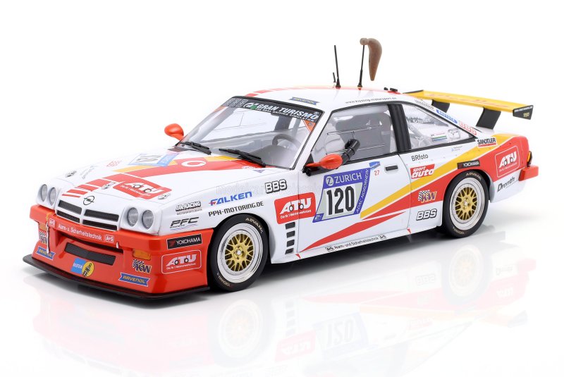 OPEL - MANTA GT TEAM KISSLING MOTORSPORTS N 120 24h NURBURGRING 2018 HANS-OLAF BECKMANN - PETER HASS - JURGEN SCHULTEN - VOLKER STRYCEK - WHITE ORANGE YELLOW