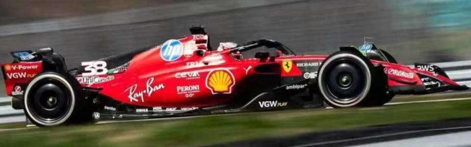 Ferrari SF 23 - Zhou - Polyfoam pack Fiorano test 