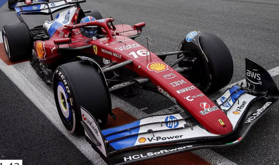 Ferrari SF-25 F1 Miami GP livrea speciale Charles 