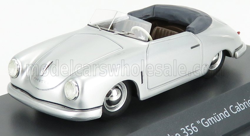 PORSCHE - 356 GMUND CABRIO OPEN 1952 - SILVER