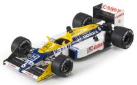 WILLIAMS - F1 FW11B HONDA N 6 WORLD CHAMPION WINNER GERMANY GP (with pilot figure) 1987 NELSON PIQUET WILLIAMS - F1 FW11B HONDA N 6 WORLD CHAMPION WINNER GERMANY GP (with pilot figure) 1987 NELSON PIQUET