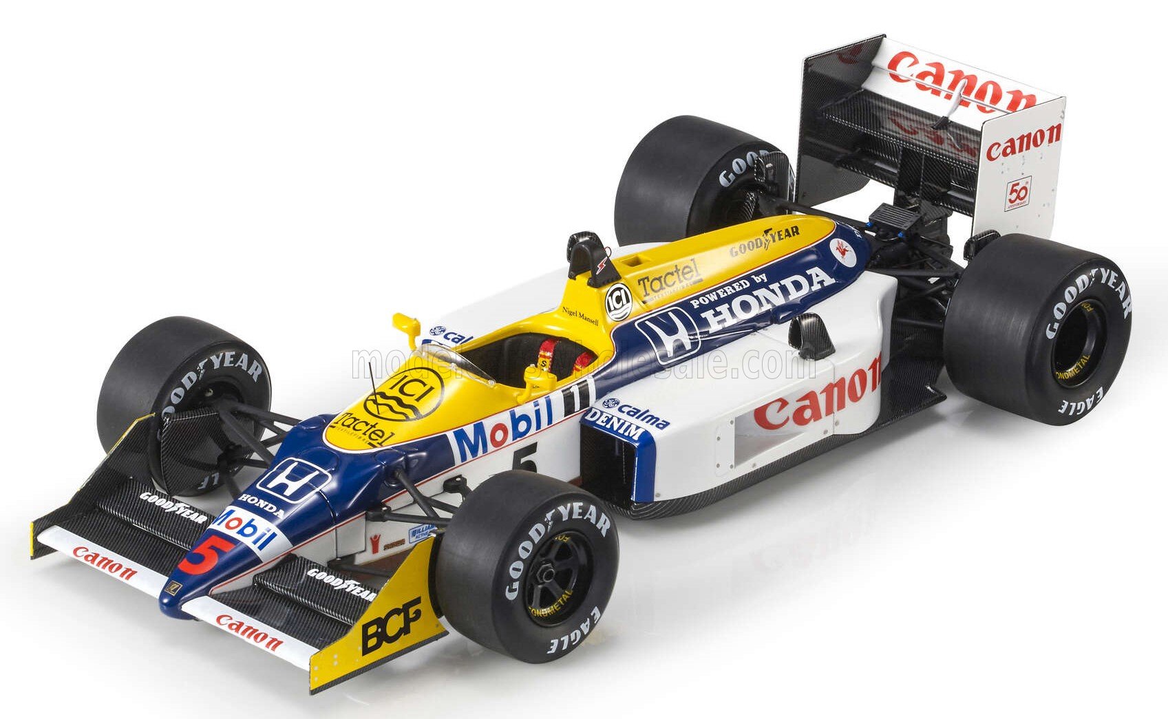WILLIAMS - F1 FW11B HONDA N 5 POLE POSITION AND WI