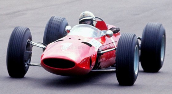 FERRARI - F1 512 N 1 3rd BRITISH SILVERSTONE GP (with pilot figure) 1965 JOHN SURTEES
