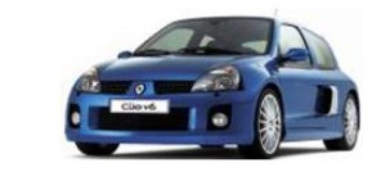 Renault Clio Sport V6 Phase II 2003 1/43 schaalmodel van Solido