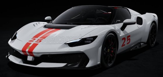 FERRARI - 296 SPECIALE A N 25 SPIDER OPEN 2025 - BIANCO ARTICO