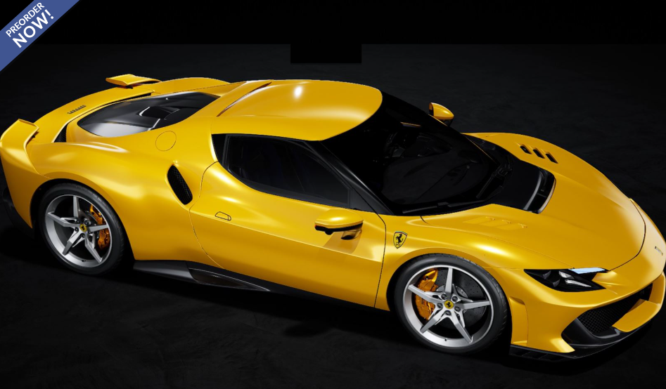 Ferrari 296 Speciale Giallo Tristrato