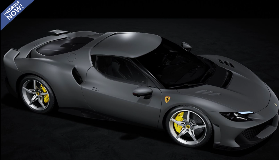 Ferrari 296 Speciale Grigio Silverstone Opaco