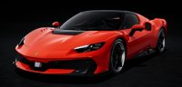 FERRARI 296 SPECIALE Rosso Dino with Roof Nero DS - Scale 1:43