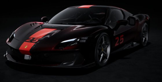 FERRARI 296 SPECIALENero Purosangue with Livery