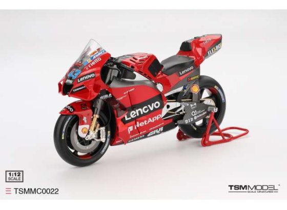 Ducati Desmosedici GP22 #43 1/12 schaalmodel door TrueScale