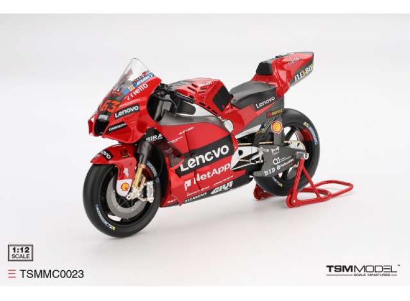 Ducati Desmosedici GP22 #63 1/12 schaalmodel door TrueScale