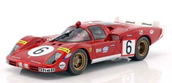 FERRARI - 512S 5.0L V12 LONG TAIL TEAM SEFAC SPA FERRARI N 6 24h LE MANS 1970 IGNAZIO GIUNTI - NINO VACCARELLA