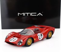 FERRARI - 330 P3 4.0L V12 COUPE ch.0848 TEAM FERRARI SEFAC N 21 24h LE MANS 1966 LORENZO BANDINI - JEAN GUICHET