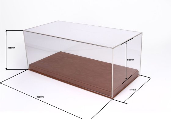 Vitrine  BBR , basis bruin