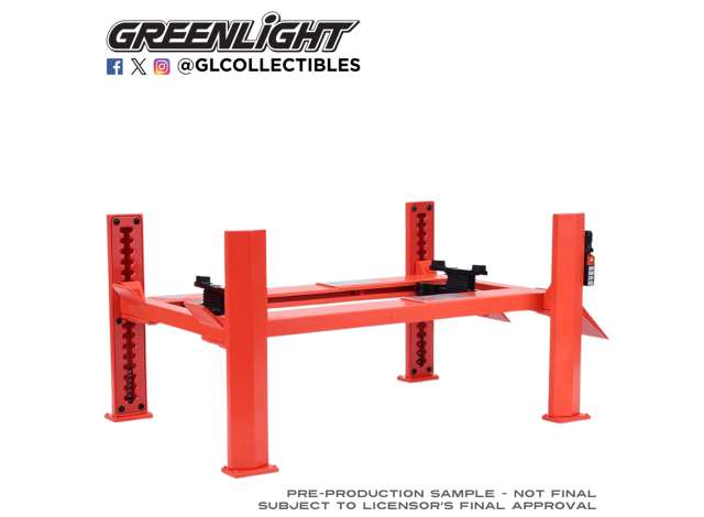 4 palen lift rood