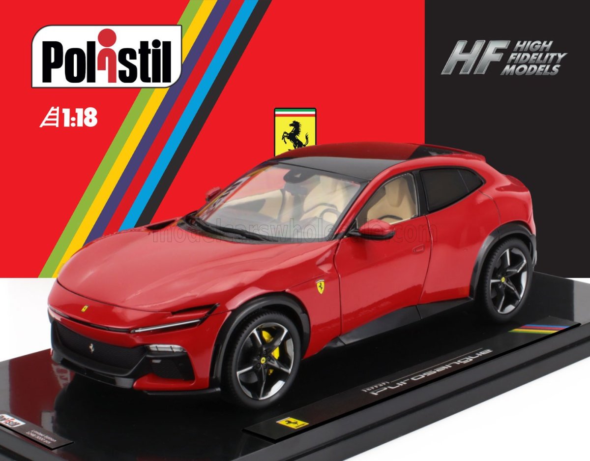 Schaalmodel Ferrari - Purosangue 2022 - With Showcase - Numbered