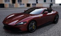 FERRARI - ROMA 2019 - WITH SHOWCASE - NUMBERED ONE BY ONE - ROSSO MAGMA