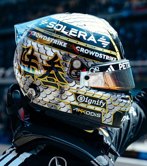 HELMET George Russell - Mercedes-AMG PETRONAS Formula One Team - GP Chine 2025 1/5
