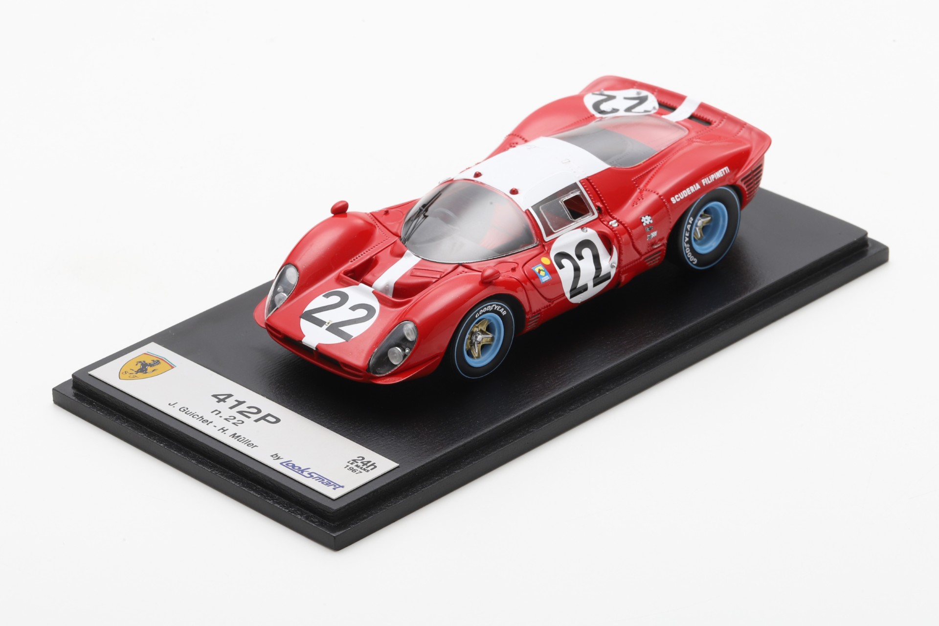 Ferrari 412P No. 22 Le Mans 1967 Jean Guichet – 