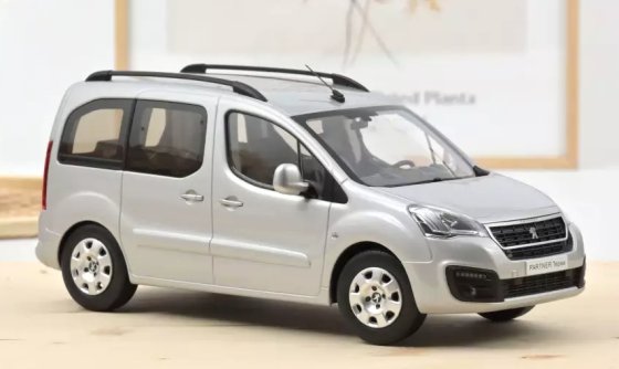 Peugeot Partner 2016 Silver 1:18 - 150pcs