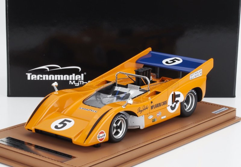 McLAREN - M8D CAN-AM N 5 WINNER WATKINS GLEN 1970 DENNY HULME - CON VETRINA - WITH SHOWCASE