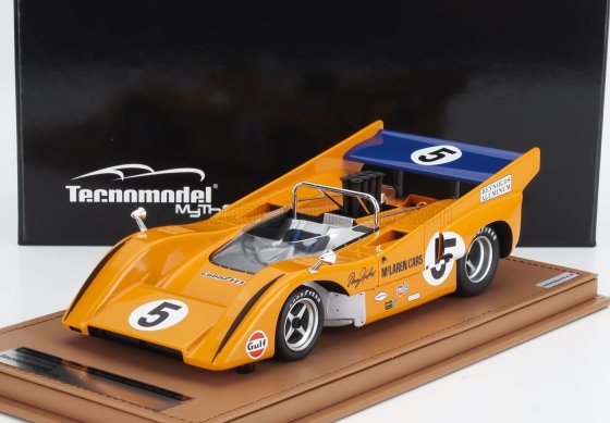 McLAREN - M8D CAN-AM N 5 WINNER WATKINS GLEN 1970 DENNY HULME - CON VETRINA - WITH SHOWCASE