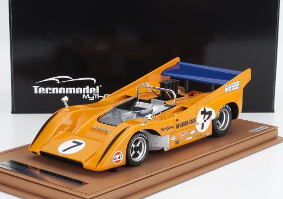 McLAREN - M8D CAN-AM N 7 WINNER ROAD AMERICA 1970 PETER GETHIN - CON VETRINA - WITH SHOWCASE
