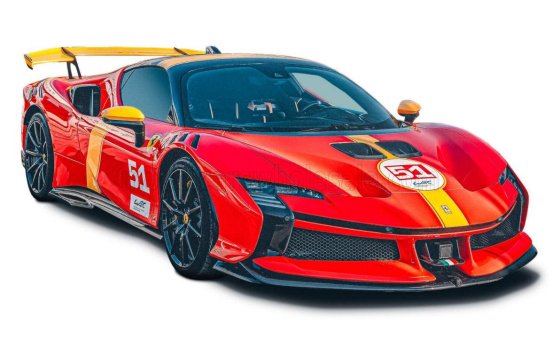 FERRARI - SF90 XX N 51 24h LE MANS WINNER LIVERY - CON VETRINA - WITH SHOWCASE -