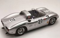 FERRARI - 330P 4.0L V12 SPIDER N 27 12h SEBRING 1965 CHARLIE KOLB - JOHN FULP - SILVER WHITE