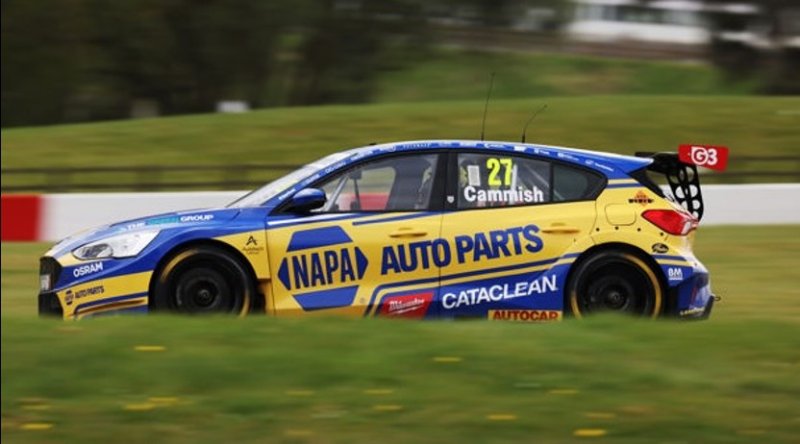 FORD Focus N°27 NAPA Racing UK - WINNER Race 1 Snetterton BTCC 2025 Dan Cammish (500ex.)