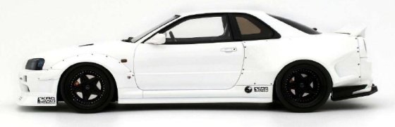 NISSAN SKYLINE GT-R (BNR34) BY KRC PEARL WHITE QX1 2019