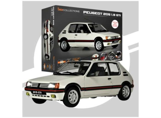 Peugeot 205 1.9 GTI 1/8 schaalmodel bouwkit van IXO