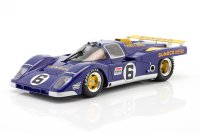 FERRARI - 512M 5.0L V12 TEAM PENSKE SUNOCO N 6 3rd 24h DAYTONA 1971 MARK DONOHUE - DAVID HOBBS - BLUE YELLOW