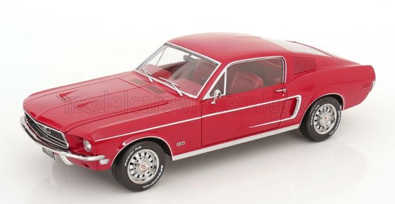 FORD USA - MUSTANG GT FASTBACK COUPE 1968 - RED