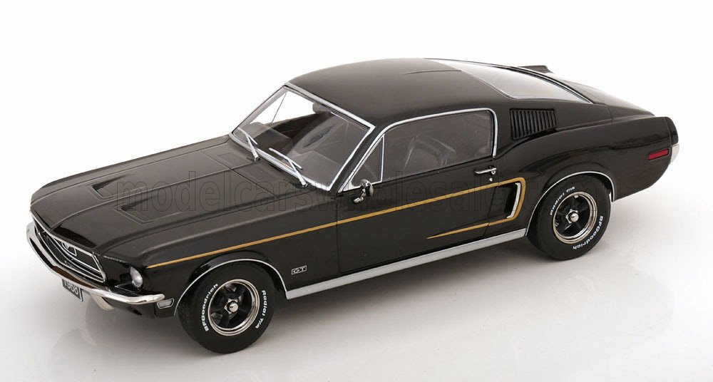 FORD USA - MUSTANG GT FASTBACK COUPE 1968 - BLACK