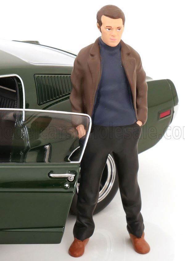 FIGURES - STEVE MAN - CAR NOT INCLUDED - BLUE BLAC