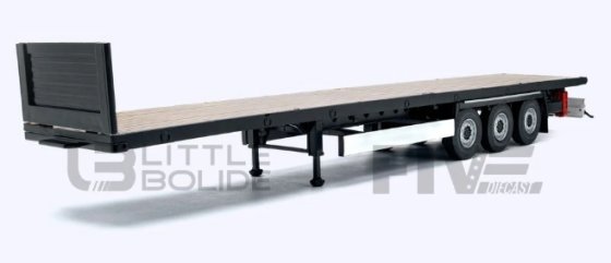 Solido 1/24 Transport Trailer Black