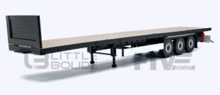 Solido Remorque de transport noire 1/24