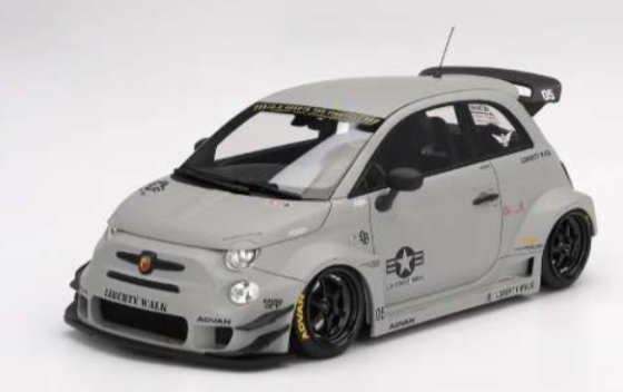 FIAT ABARTH 595 LB-WORKS X ABAS WORKS FIGHTERS SOLID GREY 2024
