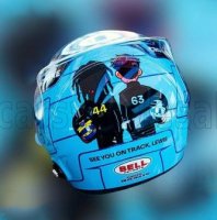 HELM F1 GEORGE RUSSELL F1 TEAM MERCEDES AMG ABU DHABI GP 2024 - SEE YOU ON TRACK , LEWIS Schaal