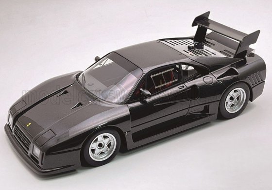 FERRARI - 288 GTO EVOLUZIONE 1985 - SILVER WHEELS - BLACK