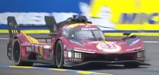 FERRARI - 499P 3.0L TURBO V6 TEAM FERRARI AF CORSE N 51 3rd 24h LE MANS 2025 ALESSANDRO PIER GUIDI - JAMES CALADO - ANTONIO GIOVINAZZI