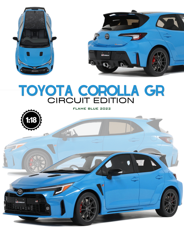 TOYOTA COROLLA GR CIRCUIT EDITION FLAME BLUE