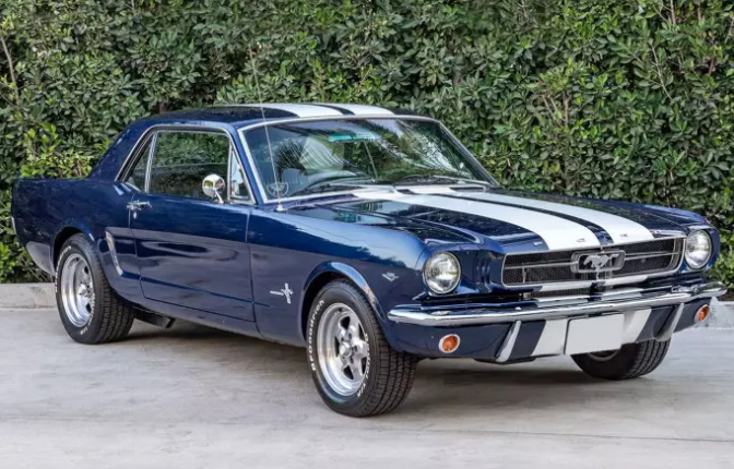Ford Mustang Coupe 1966 Nightmist Blue metallic