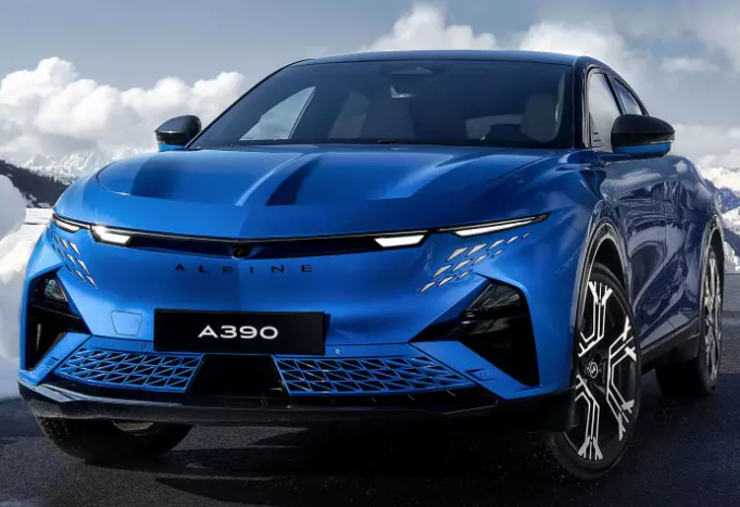 ALPINE A390 GTS 2026 ALPINE VISION BLUE AND BLACK