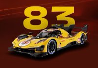 Ferrari 499P car n. 83 - VINCITORE 24h Le Mans 2025 piloti Kubica - Ye - Hanson